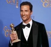 Matthew McConaughey ganador como mejor actor drama por "Dallas Buyers Club"